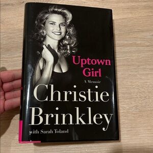 Uptown Girl Memoir by Christie Brinkley book female reading fiction hardcover